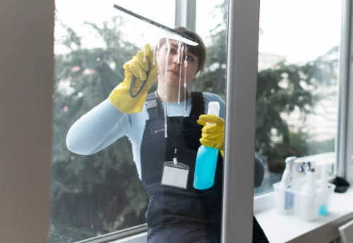 Nettoyage de vitres intérieures et extérieures à Mantoche